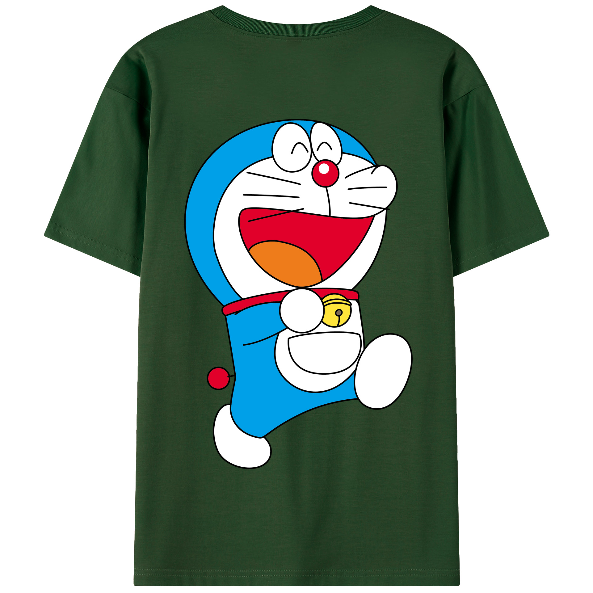 （画像用） ドラえもん Doraemon 綿100％半袖Tシャツ（背面プリント）